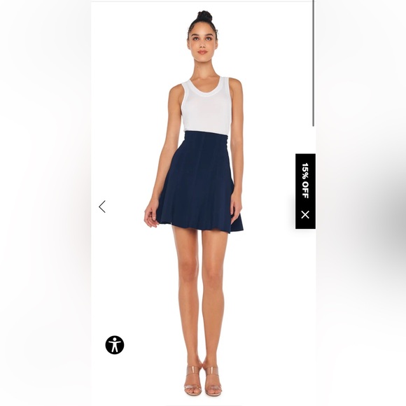 Norma Kamali grace mini skirt size smallll - Picture 8 of 12